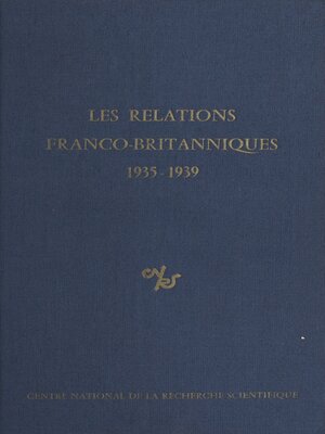 cover image of Les relations franco-britanniques